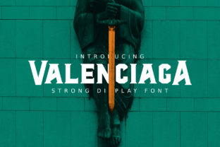 AL Valenciaga: A Bold Display Font for Modern Design