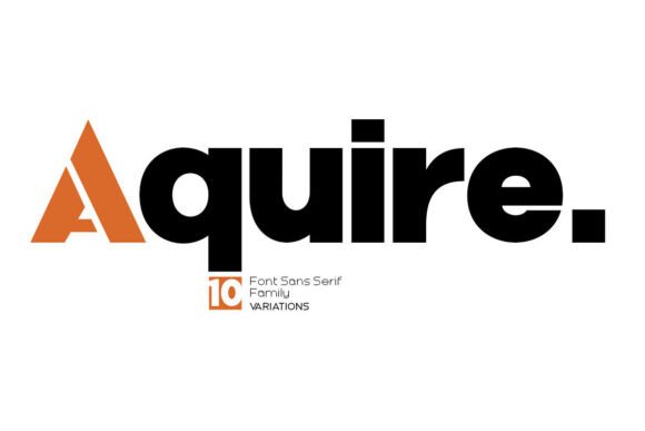 Aquire: A Modern Sans Serif for Bold Visual Identity