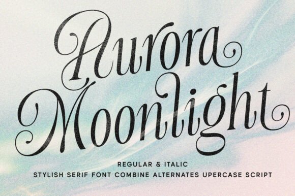 Aurora Moonlight: A Dreamy Serif for Elegant Design
