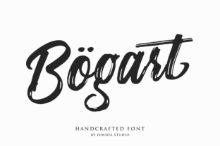 Bogart: A Fresh Brush Script for Creative Designs