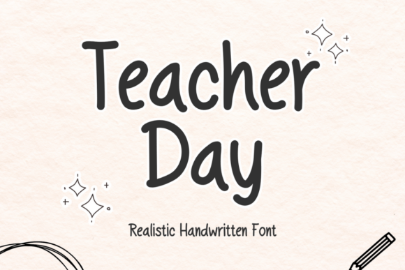 Celebrate Educators with the Teacher Day Font Collection
