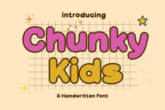 Chunky Kids: The Bold, Playful Font for Creative Projects