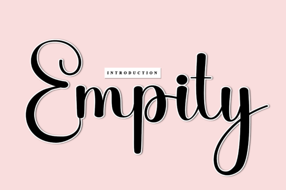 Empity: The Handwritten Font for Timeless Design