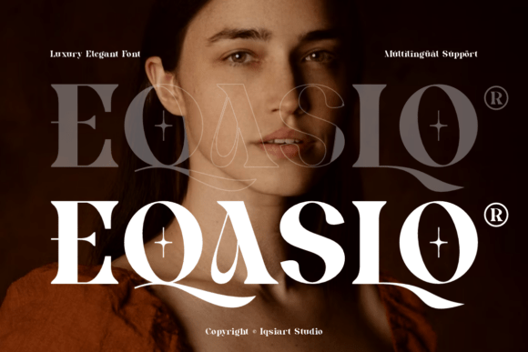 Eqaslo: A Serif Typeface for Authentic Display Design