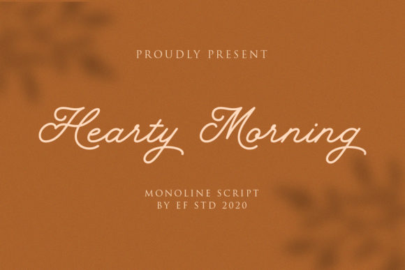Hearty Morning: A Font with Character