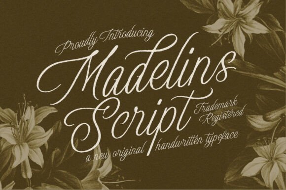 Madelins Script: Elegant Handwritten Font for Creative Projects