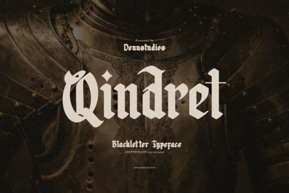 Qindret: A Modern Blackletter Typeface for Bold Designs