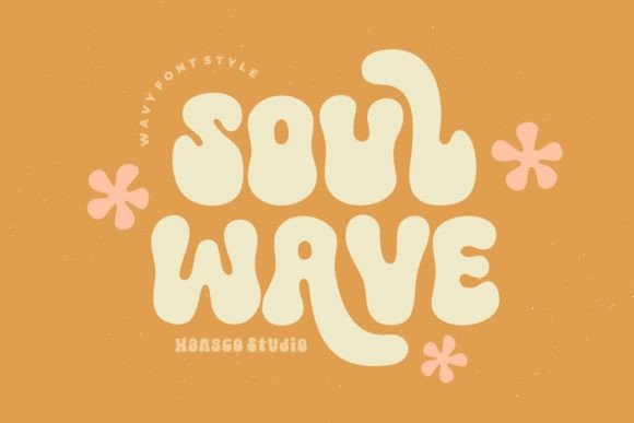 Soul Wave: Retro Groovy Display Font for Creative Projects