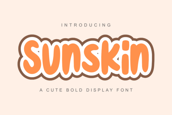 Sunskin: A Charming Display Font for Creative Projects