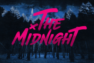The Midnight: Iconic 80s Horror Typography