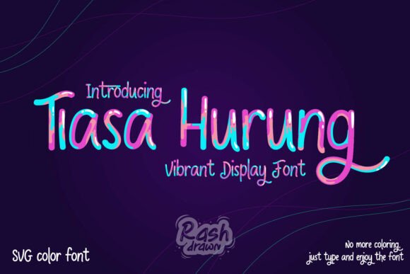 Tiasa Hurung: A Burst of Color for Your Designs