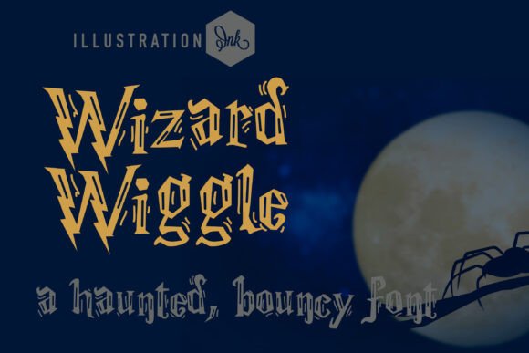 Wizard Wiggle: A Hand-Crafted Font with Electric Charm